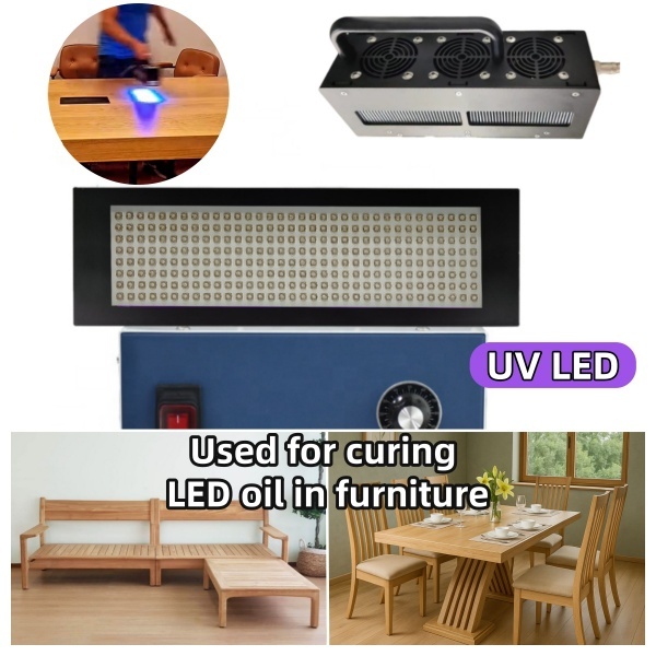 700W 395nm Air Cooled Handheld UV LED Curing Lamp Portable Light for Wood Working Primer Furniture UV Oil Ink Fast Curing