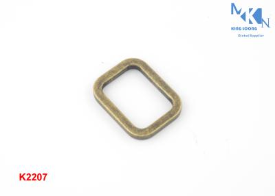 20mm Inner Size Metal Square Buckle For Handbag Strape Anti - Brass Color