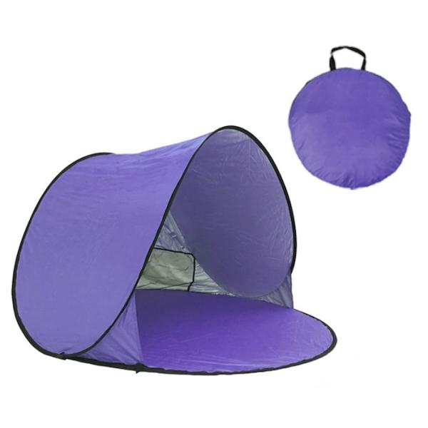 150*150*90CM Outdoor Waterproof Pop Up Canopy Tent Sunproof Silver Coated 190T Polyester Automatic Beach Shelter