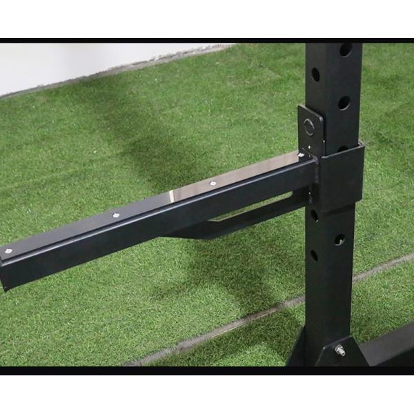 Treinador de ginástica integrado Barbell Stand levantamento de peso Rack Squat Rack para a comunidade