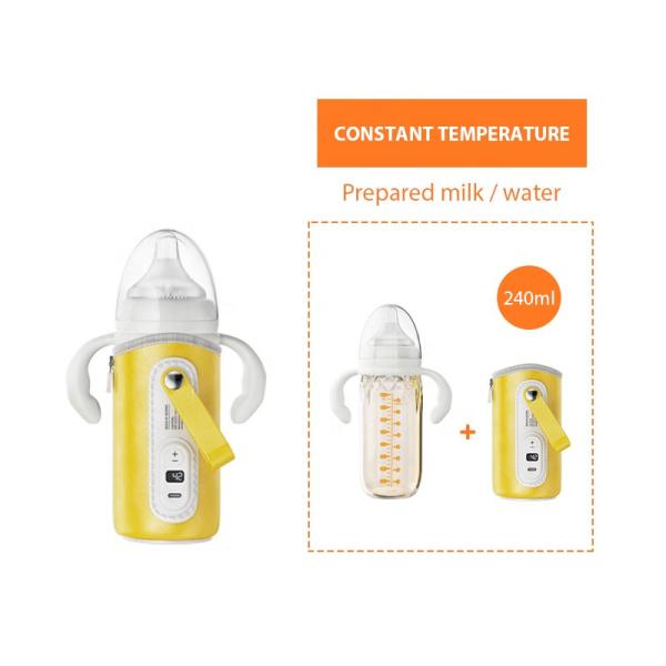 Customized logo USB Portable Travel outdoor PPSU feeding  baby  warmer bottle gift set Anti-Colic 240ml Formula Maker