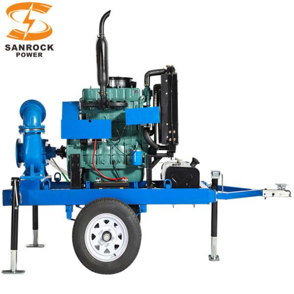 90kw 120kw bombas de agua con motor diésel de auto-primación urbana bomba de alcantarillado de larga vida útil