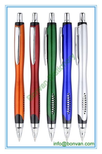 gift plastic ballpoint pen, advertising promotional plastic pen