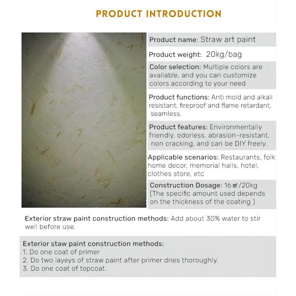 Внутренние и наружные покрытия зданий декоративная штукатурка E96 текстура краски с низким MOQ