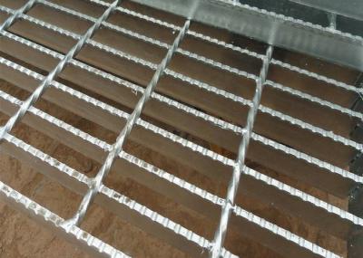 Galvanized Serrated Steel Grating For Floor Plate Q235low Cardon Material