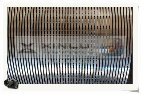 SUS 304 316 316L V Wire Screen Pipe Non Clogged Wedge Wire Screens