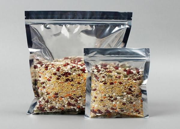Eco Friendly Stand Up Aluminum Foil Food Packaging Bags Witn Window