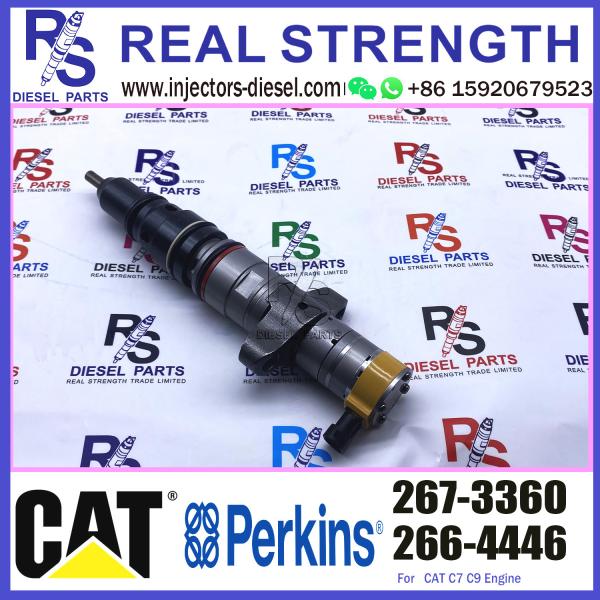Common rail Injector Diesel fuel Injector Sprayer 265-8106 266-4446 267-3360 for CAT C7 C9 Engine