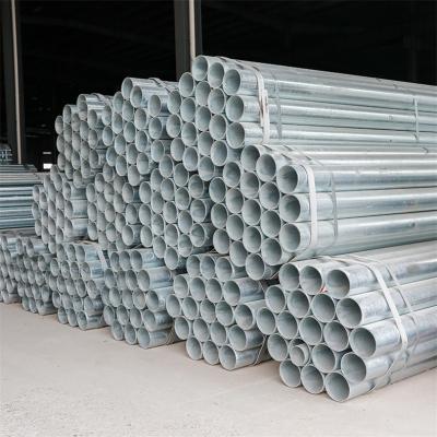 Z80 Galvanized Steel Pipe Tube Round Shape 12m 6.4m 6m Length