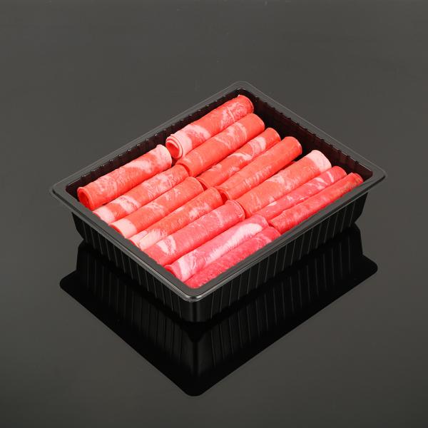 Disposable Freezing Food Grade PP Heat Sealing Plastic Frozen Food Meat Packaging Tray MAP Tray