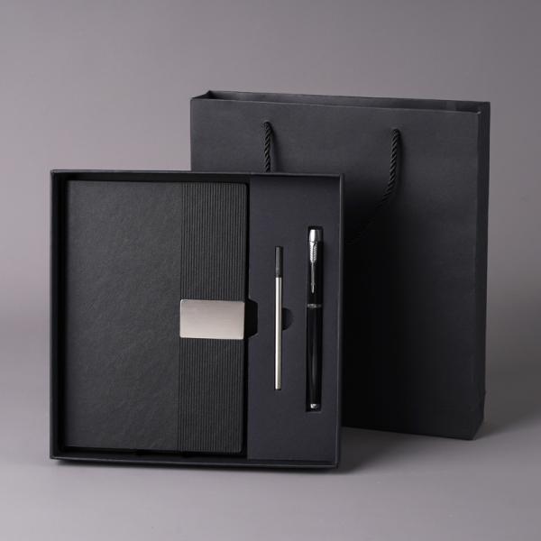 Full Customize Notebook Pen Ink Set Gift Box Colorful PU Leather Notebook