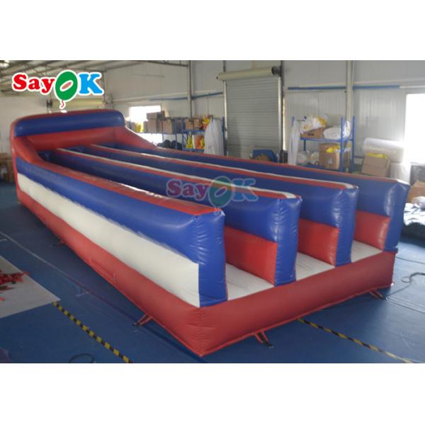 Funny Inflatable Sports Games Commercial Bungee Run Inflatable Race Game Bungee Runway