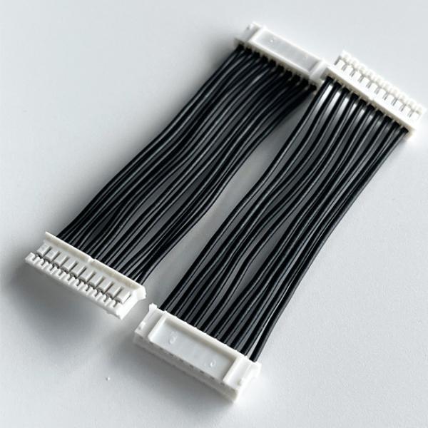 Black Wire Harness Assembly JST PH 2.0 10 Pin Male Female Plug Connector