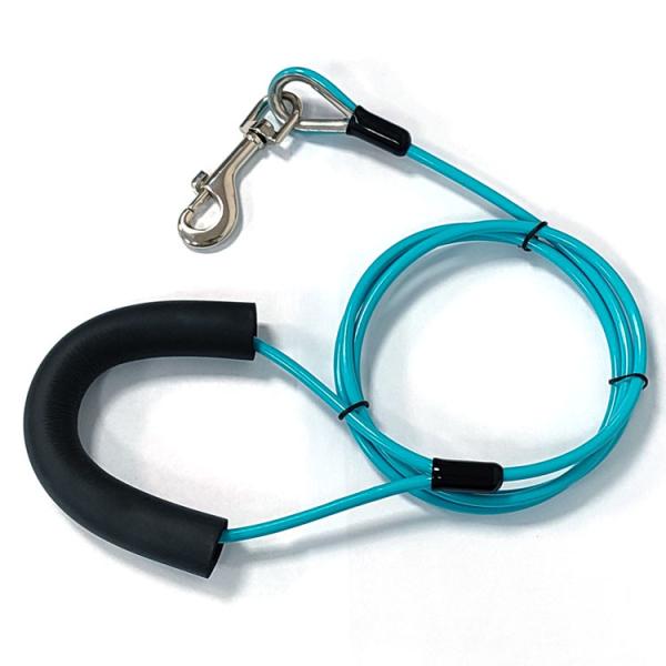 Trela ajustável do fio de aço da segurança do comprimento para a trela retrátil do cão do conforto flexível do chicote de fios de segurança do cão de cachorrinho do animal de estimação do cão