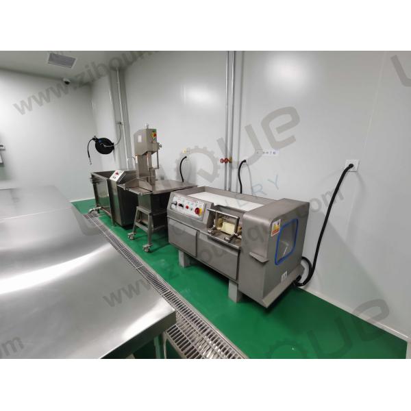 400 кг Коммерческая кубическая резалка мяса для нарезания замороженного мяса 1480*800*1000 мм