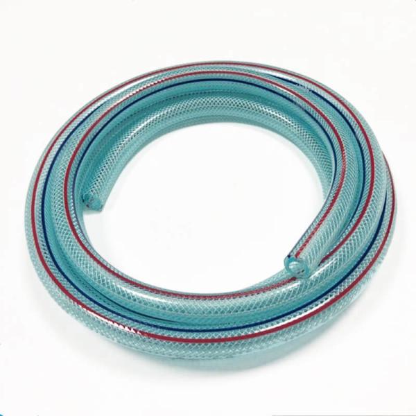 PVC Clear Braided Hose, Chemical Flexible Fiber Reinforced Water Hose Oil Resistant