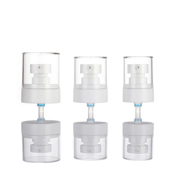 20mm Double Wall Cream Pump Fast Dispatch and 0.2cc Output for Cosmetic Packaging