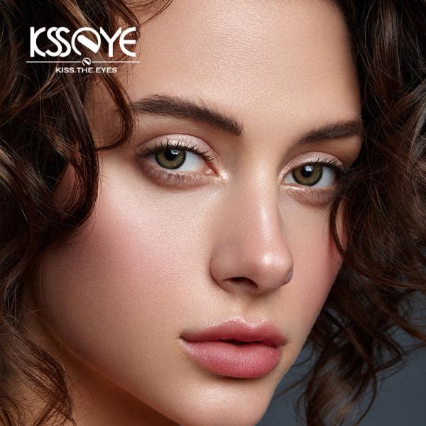 Realistic Soft Natural Black Contacts 4 Tone For Dark Eyes