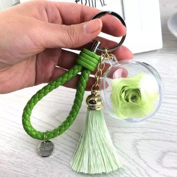 New Design Round Flowers Car Hanging Pendant Box Preserved Flower  Christmas gift