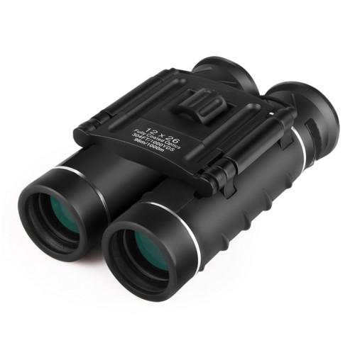 12X26 Day Night Vision Binoculars Opera Glasses Compact Folding Travel Mini Size