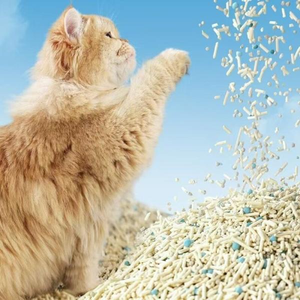 Bentonite And Tofu Mixed Cat Litter Dust Free Tofu Clumping Litter