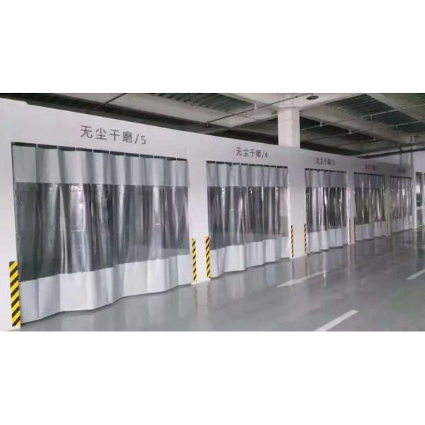 CoatTech Economy Automotive Prep Station with Rear Extraction & PVC Curtains