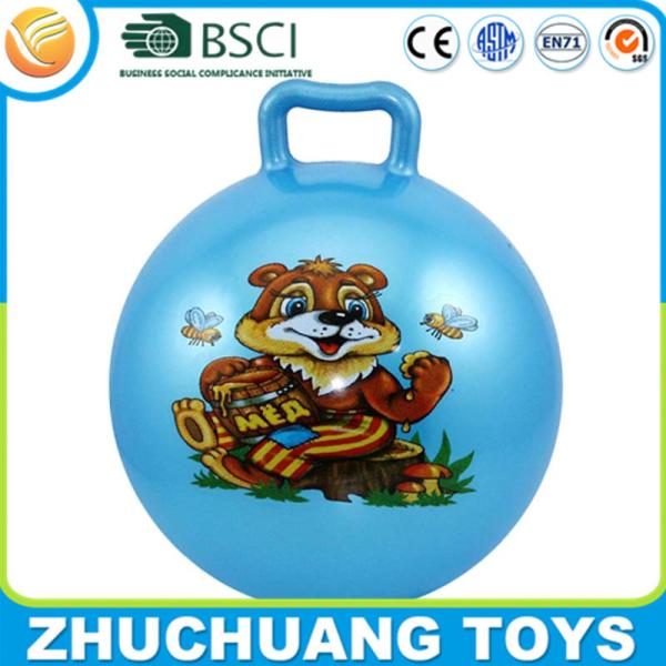 kids plastic handle hopper inflatable advertising balloon