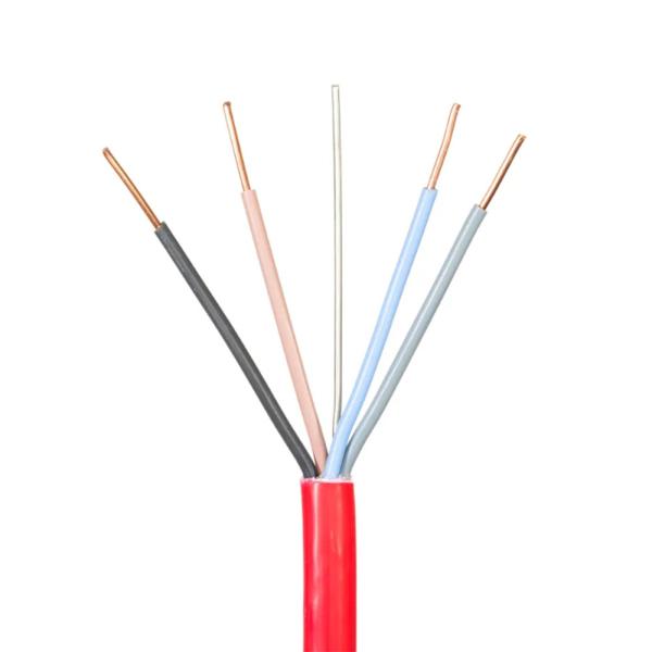 1.5MM2 Fire Alarm/Resistant Cable EN50200 PH30/90/120 2C PVC Jacket 1/0.5tc mm Drain Wire