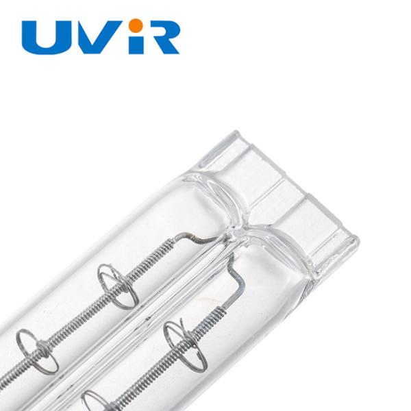 450W 115V Clear Quartz Twin Tube Infrared Heat Lamp