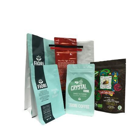coffee bag /al foil standing zipper bag with valve wholesale packaging bag manufacturer