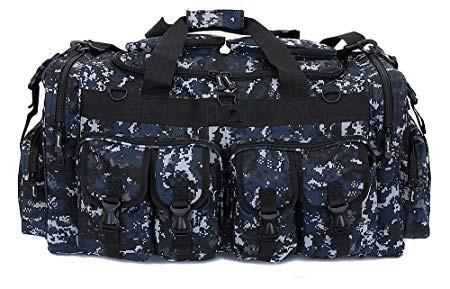 Large Men'S Tactical Shoulder Bag , 30 Inch Molle Duffle Bag Camo Style