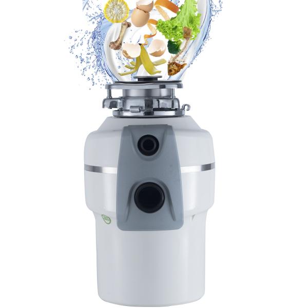 DSKZS New Kitchen Food Garbage Processor Disposal Crusher DC motor white color