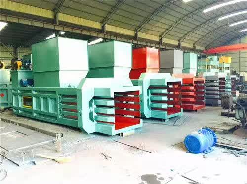 Horizontal Recycling Baler Machine 6-8 Bales/H Efficiency PLC System For Paper Recycling Line