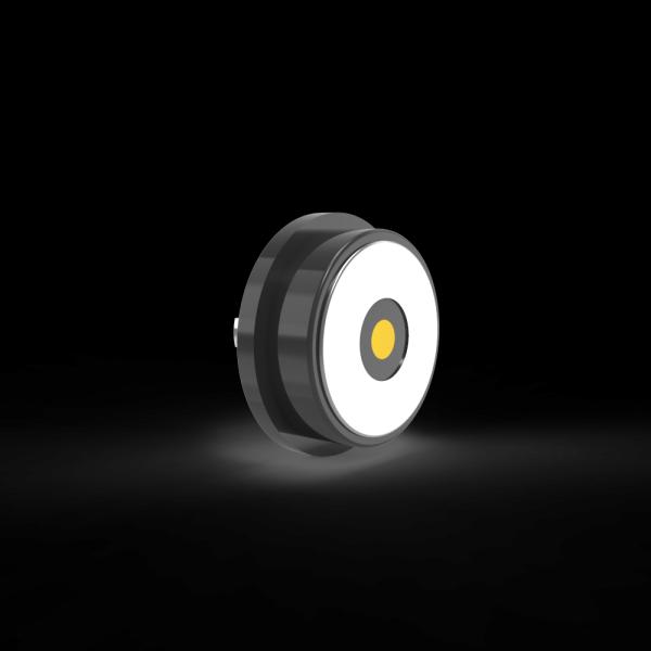 Round wmagnetic power cable connectors for guard tour patrol device