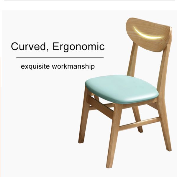 Modern Restaurant Dining Table and Chairs Sets Solid Wood Coffee Crisps Chair Many Options