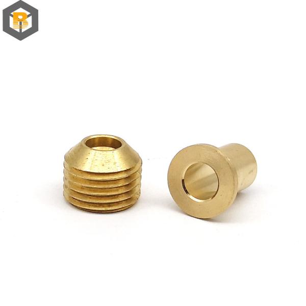 High Precision Brass Threaded Parts Custom CNC Machined for Mini Copper Turning Parts