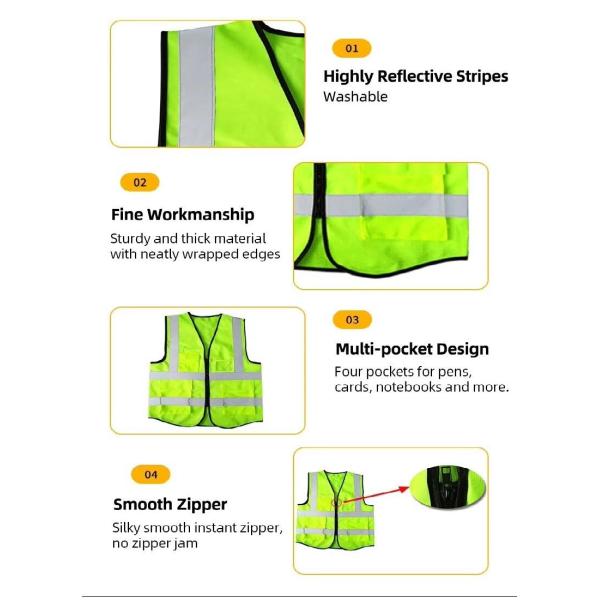 Vestido de seguridad para motocicleta resistente a la llama Nomex con capucha Vestido de seguridad para motocicleta Vestido de seguridad para minas T-shirt de seguridad reflectante Vestido de guardia de seguridad