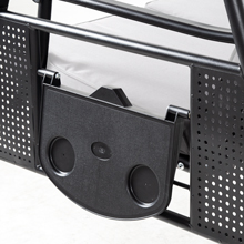 Outdoor Patio Swing Chair with Weather Resistant Steel Frame, Adjustable Canopy, Removable Cushion and Pillow