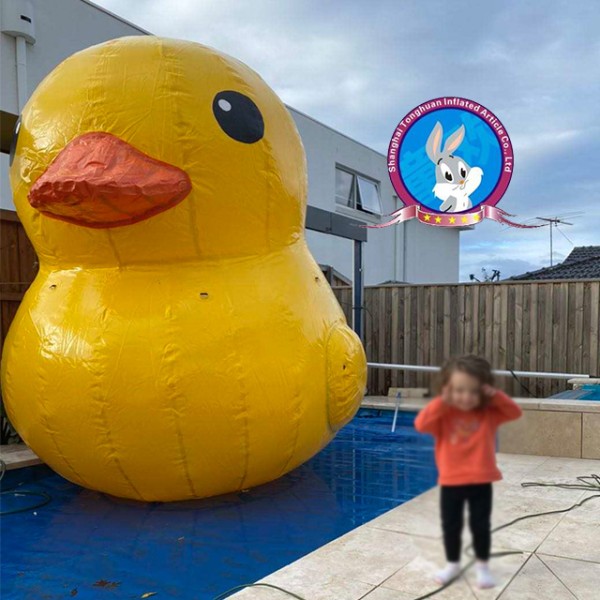 Fireproof UV Resistance PVC Custom Giant Inflatable Duck Cartoon for Events Advertising Inflatable Advertising Cartoon