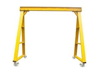 Durable Single Beam Gantry Crane Electric Hoist With Hook Cargo Lifting Electricity Power