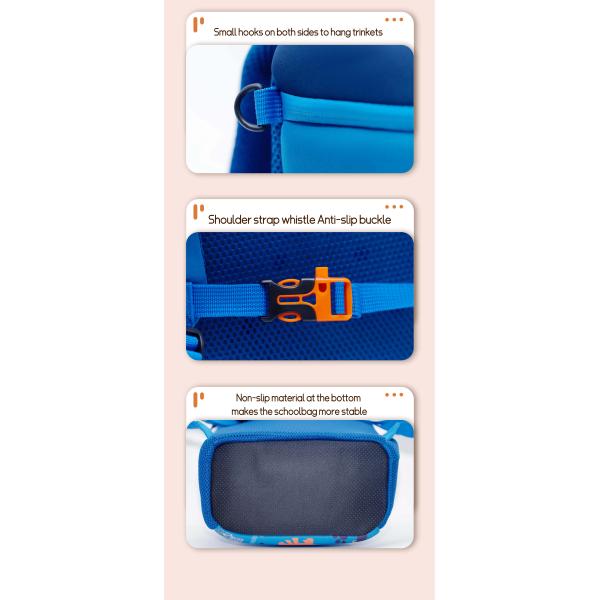 Customized Logo Reflective Tape Backpack With Reflective Strip 3 Years - 12 Years