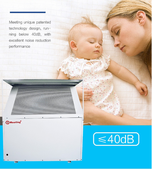 Встреча воздуха регулятора 15kw высокой эффективности энергосберегающего умного для того чтобы намочить малошумный тепловой насос R32/R410A