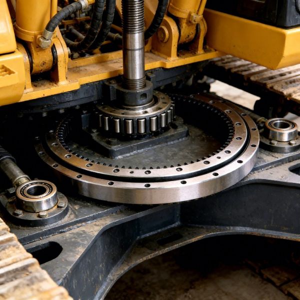 OEM 100 Percent Excavator Slewing Bearing for DX140 Crawler Hydraulic Excavator Hydraulic Open Circuit Three Month