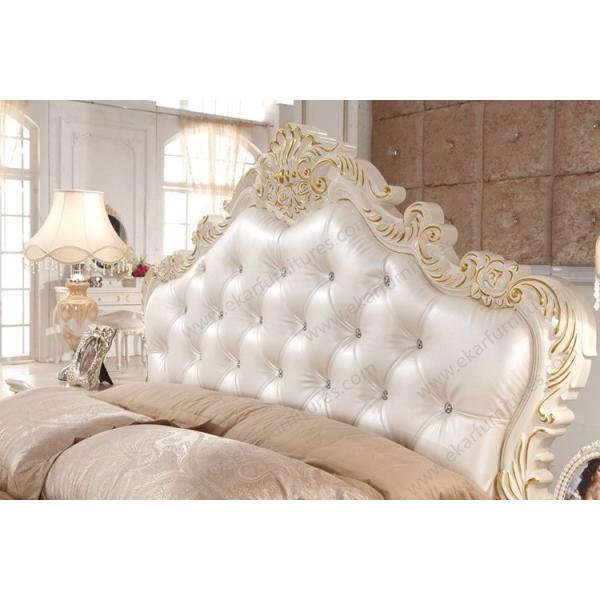 China bed making factory high quality fashionable king size bed 6018