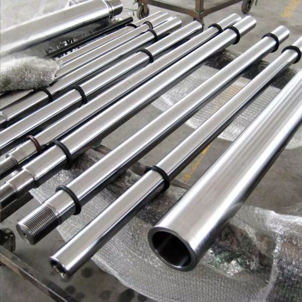 Hollow piston rod