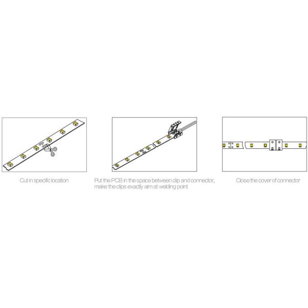 Зеленый свет приведенный цвета 2835 SMD гибкий обнажает 12v для рынка/супер торгового центра