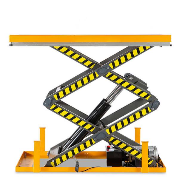 1 Ton Load Capacity Electric Scissor Lift Platform For Indoor Use