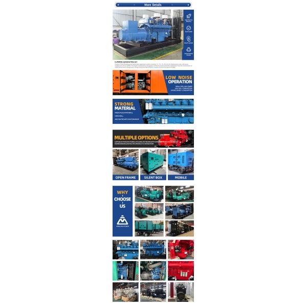 Open Frame 3phase 50hz 1500rpm 30kw 40kw 60kw 80kw 100kw 120kw Silent Diesel Generator
