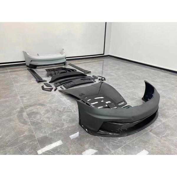 Repuestos de automóviles para Porsche 911 992 Kit de carrocería 992 Moderado estilo GT3 Fibra de carbono delanteros y traseros parachoques spoiler carcasa del capó