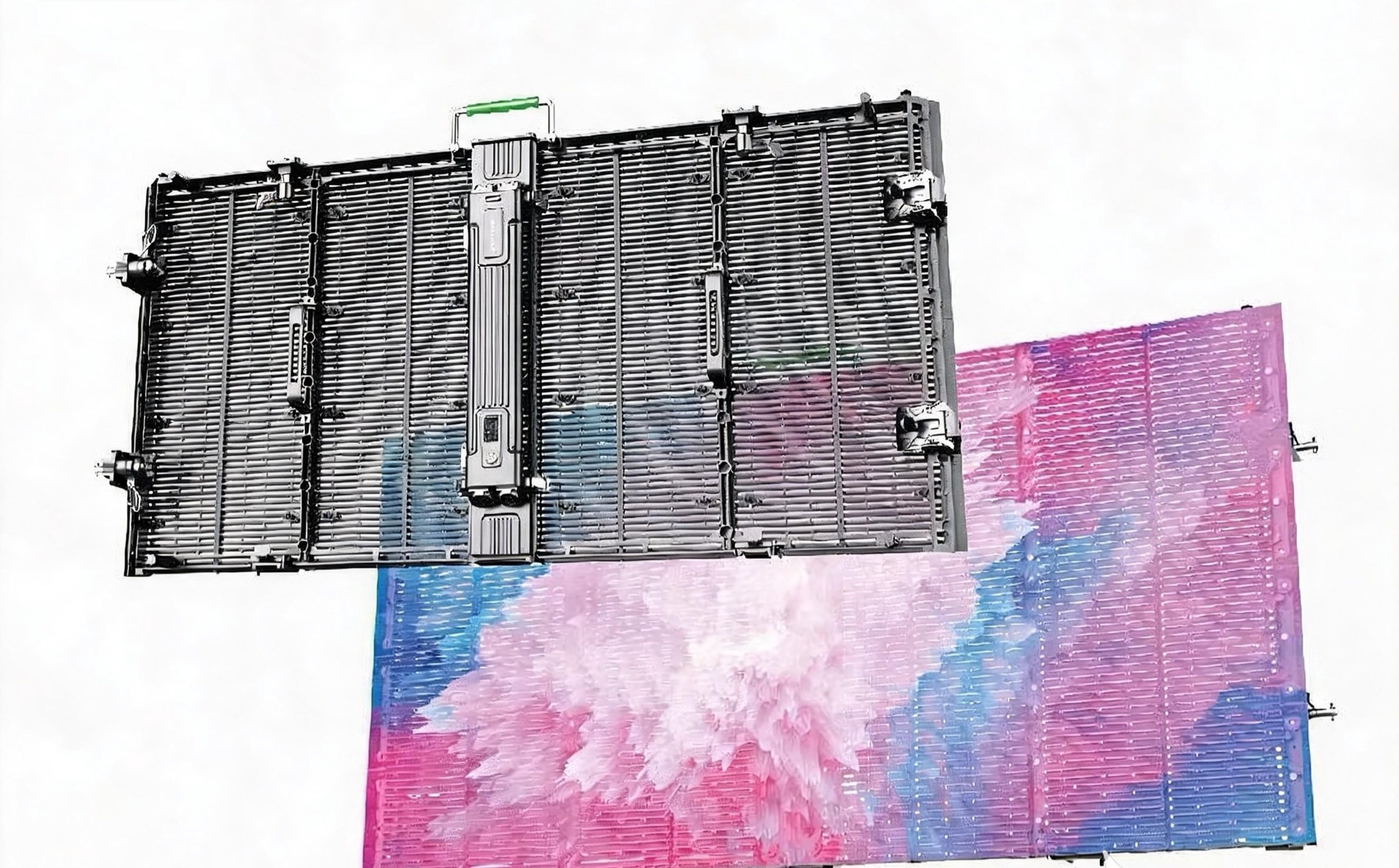 High Transparency LED Display Screen 1000x500mm IP65 Waterproof